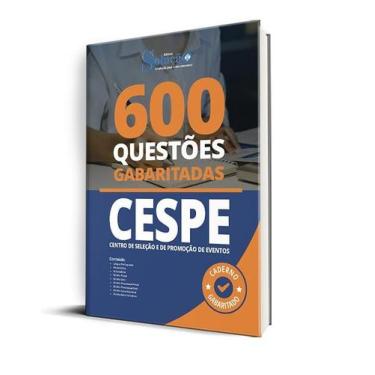 Imagem de Caderno de Questões CESPE - 600 Questões Gabaritadas - Editora Solução