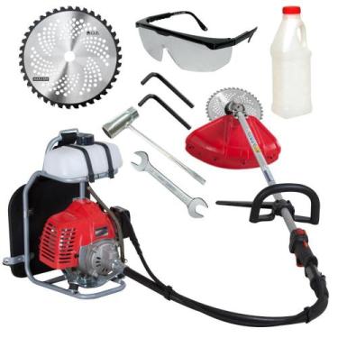 Imagem de Roçadeira Profissional Costal Nakashi C330MBO 33cc 2T Com Motor Mitsub