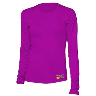 Imagem de Camisa Feminina Térmica UV Fator 50 - PROLIFE, Violeta, PP