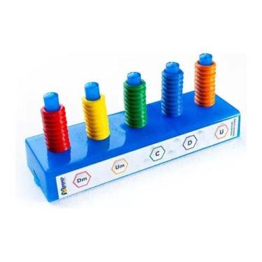 Imagem de Ábaco Aberto- Decimal E Inteiro- 4 Operações - Plástico- Mmp - MMP Mat