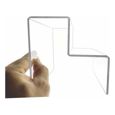 Imagem de Display Escadinha Expositor Transparente Loja Quarto Cristal - Tecnova