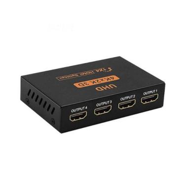 Imagem de Splitter distribuidor hdmi 1 entrada x 4 saídas 4k - MAGNUS