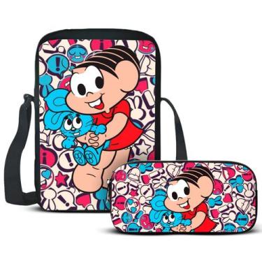 Imagem de Kit Escolar Lancheira E Estojo Gibi HQ Volta as Aulas - Mochila