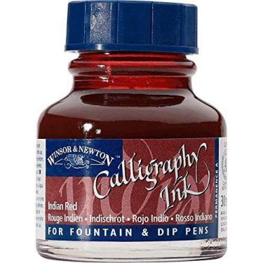 Imagem de Tinta para Caligrafia Winsor & Newton 30ml Indian Red, Winsor & Newton