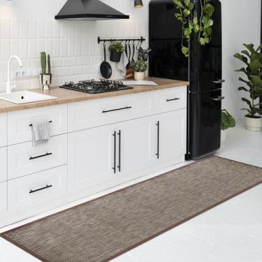 Imagem de 2 Tapete Passadeira Cozinha Antiderrapante Mod M2 45x180 - IDEALIZA
