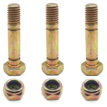 Imagem de BOAISDHY Pacote com 3 707555 Kit de pinos de tesoura Snowthrower para Briggs & Stratton Auger 1696574-01 - C950-10329-0 Craftsman 9,5 TP 61.0 cm Dual Stage Snowthrower (2017-2018) 1696576-00 - C9500.