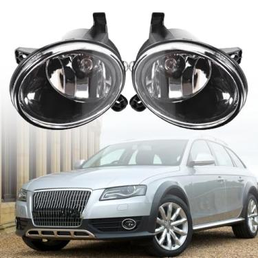 Imagem de munirater Pacote com 2 lâmpadas de reposição para faróis de neblina esquerdo e direito 2009-2012 Audi A4 S4 B8 Sedan com lâmpadas H11 12V 55W