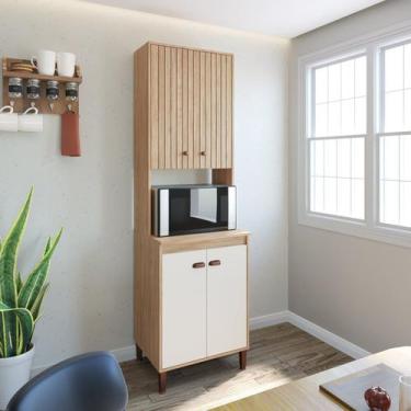 Imagem de Paneleiro 4 Portas 63x21,5,5x51,5 Cm Torino - Movelbento