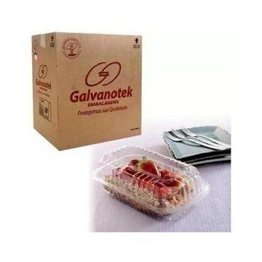 Imagem de kit 100 Embalagem pote Transparente Doce Brigadeiro Ga 10 caixa delive