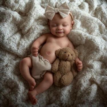 Imagem de Boneca Reborn Babeside Realista - 12 Polegadas - Silicone
