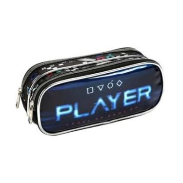 Imagem de Estojo Duplo Infantil Vídeo Game Play Pro Player Seanite-Masculino