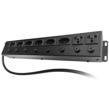 Imagem de Régua 8 Tomadas  2 Universal  Fusível 4000w  - CBI Iluminação, 1.5 Met