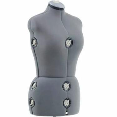 Imagem de Manequim de Costura Ajustável Cinza - Tam 44 ao 48