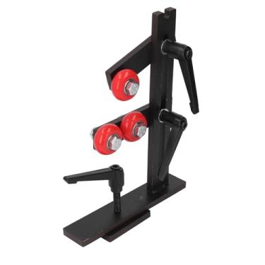 Imagem de Latina de Madeira Em Forma de L Restado Constante, Ferro Fundido Com Rodas Fixas para Giro de Madeira de Longo Prazo e Preciso