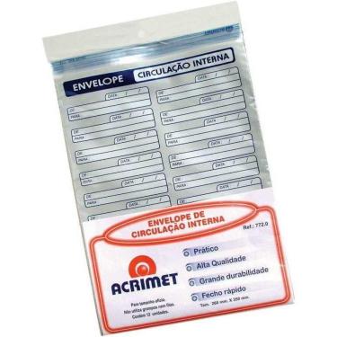 Imagem de Envelope Plastico De Circulação Interna Acrimet 772 Com 12