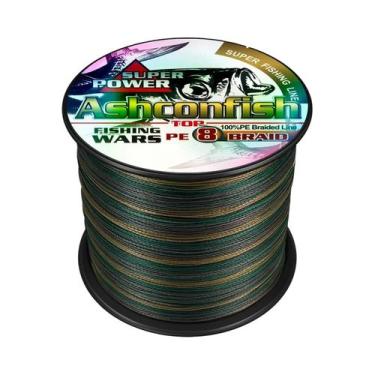 Imagem de Linha De Pesca Trançada De 8 Fios 300M PE Multifilamento 6LB-300LB Ash