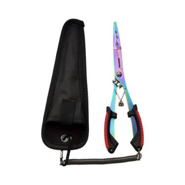Imagem de Alicate de Pesca de Titânio Ergonômico - Antiderrapante, Multifunciona