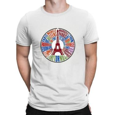 Imagem de Camiseta Cwb Algodão Premium Paris Masculina-Masculino