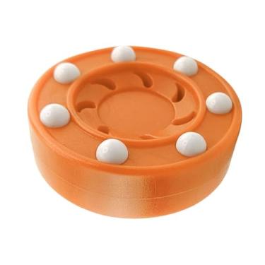 Imagem de Vaveren Hóquei Puck Street Roller de gelo de piso multifuncional Bola de treinamento liso para entusiastas de patinação esportiva ao ar livre academia de, Laranja