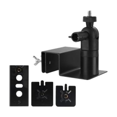 Imagem de Vaveren Segurança da câmera de segurança montada na parede Fácil de instalar suporte de câmera de metal profissional Stand para Dormity Hotel Office, Preto