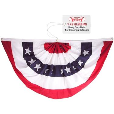 Imagem de Super Tough Ventilador plissado USA36NPF, vermelho/branco/azul