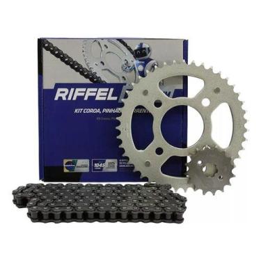 Imagem de Kit Relação Transmissão Cb Twister300 F 2023 Em Diante... - RIFFEL