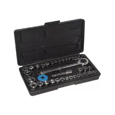 Imagem de Jogo Soquetes Sextavados Encaixe 1/4 e 3/8 5415 Titanium