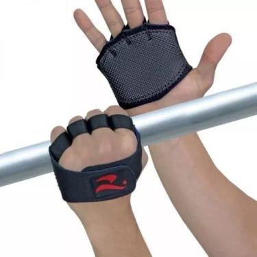 Imagem de Luva De Academia Protetor De Palma Realtex Neoprene 0705, M, Preto