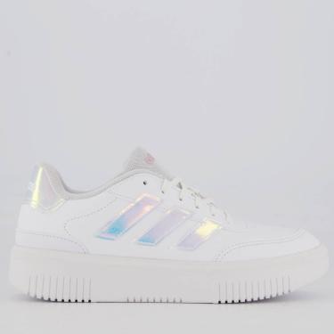 Imagem de Tênis Adidas Courtblock Bold Feminino Branco-Feminino