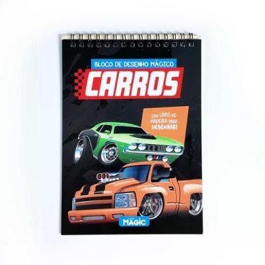 Imagem de Livro - Carros - Bloco de Desenho Mágico