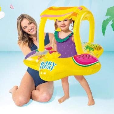 Imagem de Boia para Crianças até 15Kg Baby Bote Kiddie com Cobertura Bote infláv