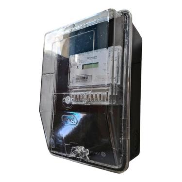 Imagem de Medidor Energia Bifásico 2 Fases + Caixa Grande Elétrica - Wasion Taf
