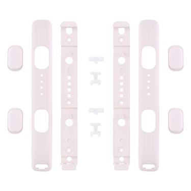 Imagem de eXtremeRate Sakura Capa de substituição de toque macio rosa para Nintendo Switch Joycon Strap, botões de invólucro personalizados para pulseira de pulso Joy-con para Nintendo Switch – 2 unidades