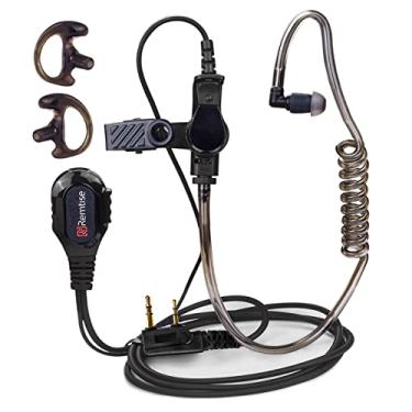 Imagem de Fone de ouvido de tubo acústico Covert com microfone para Walkie Talkie Baofeng UV-5R, fone de ouvido de vigilância e PTT compatível com rádios bidirecionais das marcas Baofeng e Kenwood, Puxing,