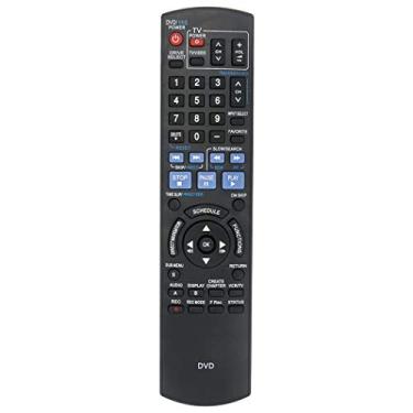Imagem de Controle remoto substituto N2QAYB000197 para gravador de DVD Panasonic DMR-EZ485V DMR-EZ48 DMR-EZ485 DMR-EZ48V DMR-EZ485VK DMR-EZ48VK DMR-EZ37V DMREZ485V DMREZ485 DMREZ485 DMREZ48V REZ485 VK DMREZ48VK