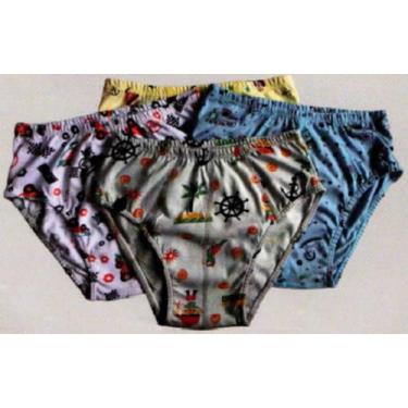 Imagem de Kit 9 Cuecas Estampadas Juvenil ( tam 14 ) 100% Algodão - REF. 064 - M