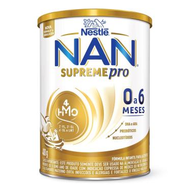 Imagem de Fórmula Infantil Nan Supreme Pro 0 a 6 Meses 400g