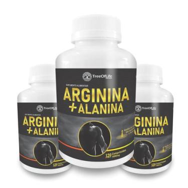 Imagem de 3x L Arginina Alanina 1000mg 360 Comprimidos - Tree of Life