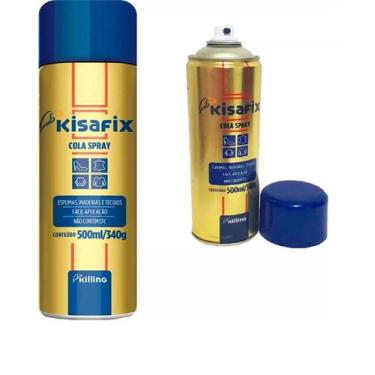 Imagem de ADESIVO COLA SPRAY Teto laterais de porta TUBO 340G - Killing