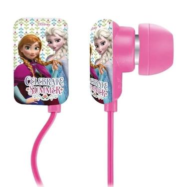 Imagem de Fone De Ouvido Frozen Elsa E Anna Retangular - Multilaser