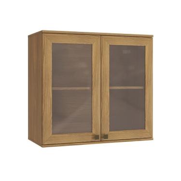 Imagem de Aereo De 800mm Com 2 Portas Vidro Ng De Madeira