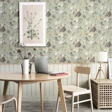 Imagem de Papel De Parede Happy Floral Verde 12305