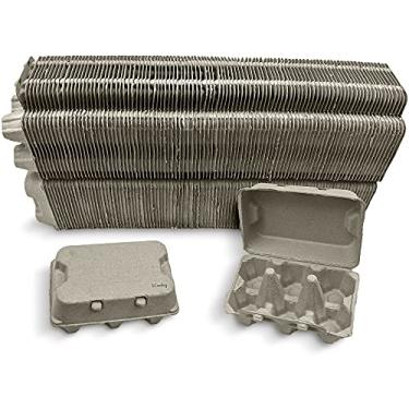 Imagem de Henlay Caixas de ovos de pato - Comporta meia dúzia de ovos jumbo do seu pato ou ganso - Top branco (100)