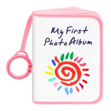 Imagem de Niselity Meu Primeiro Álbum De Família Do Bebê Contém 21 Fotos 4X6, Livro Pano Macio Baby Sun, Para Crianças Pequenas, Presente Fofo Chá E Recém-Nascidos (Rosa)