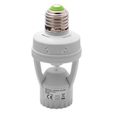Imagem de Sensor De Presença Com Fotocélula Para Lâmpada Soquete E27 Pronta Entr