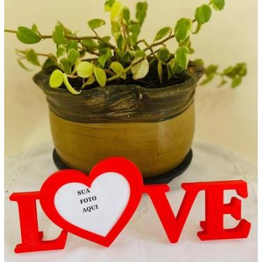 Imagem de Love palavra letreiro decoração casa sala quarto rack plástico - Genér