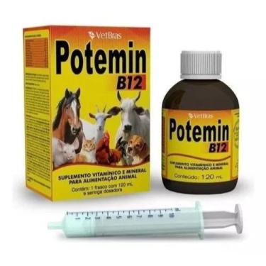 Imagem de Potemin B12 Suplemento Vitaminico E Mineral - Vetbras, 20ml