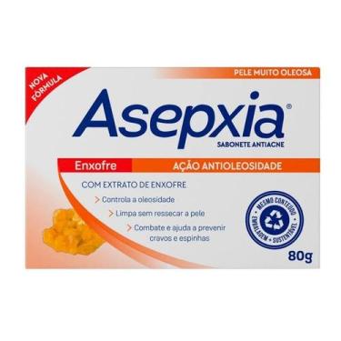 Imagem de Sabonete em Barra Facial Asepxia 80 gr Enxofre