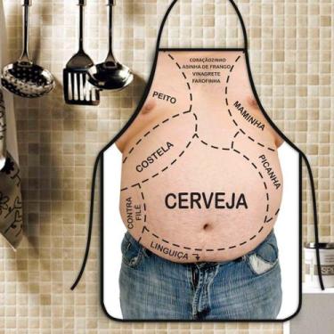 Imagem de Avental Divertido E Personalizado: Barriga Churrasco - Recanto da Cost