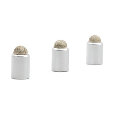 Imagem de Caneta Stylus, BoxWave [pontas de substituição EverTouch para AccuPoint Active Stylus (pacote com 3) para smartphones e tablets - prata metálica